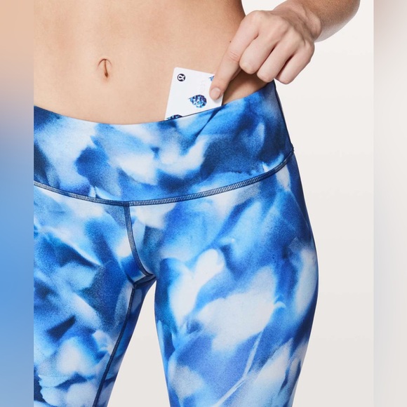 Lululemon Wunder Under 28” Blush Blossom Alpine White Midnight Navy - Picture 4 of 4